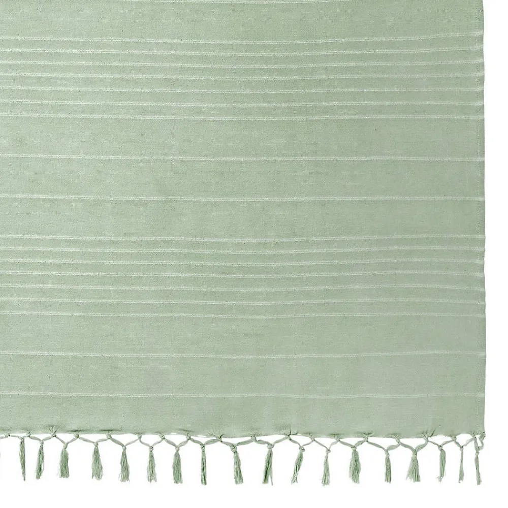 Jeté de lit Anjali 220x160 vert céladon en coton - Atmosphera>Atmosphera Créateur D'Intérieur Hot