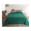 Jeté de lit "Calisson" - 230x250cm - Vert emeraude>Linder Discount