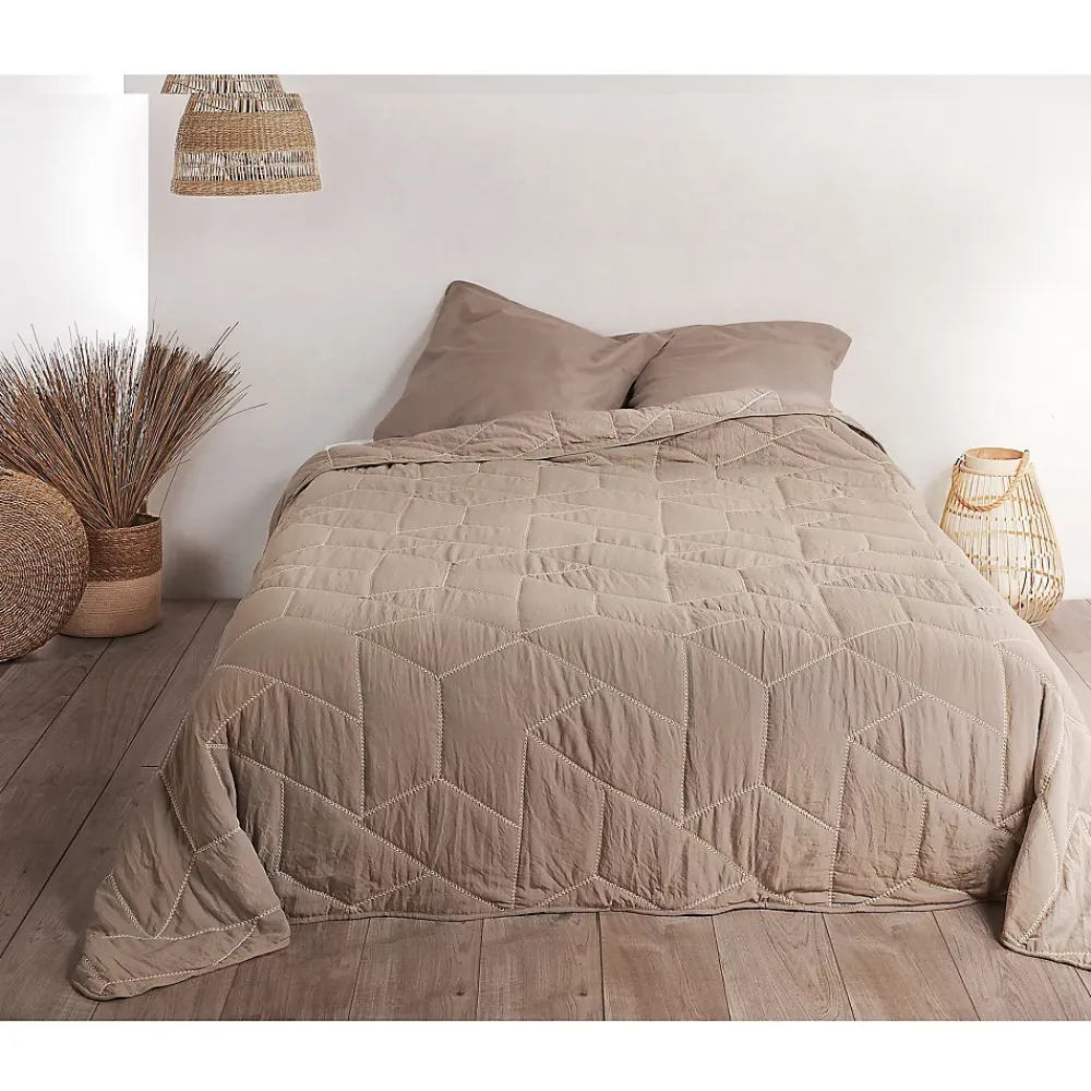 Linder Jeté de lit Calisson (150x200 cm - Ecru)* Boutis, Couvre-Lit, Édredon