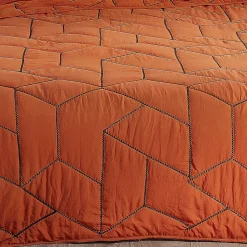 Jeté de lit Calisson (230x250 cm - Rouge Orangé)>Linder Outlet