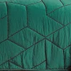 Linder Jeté de lit Calisson (150x200 cm - Vert emeraude)* Boutis, Couvre-Lit, Édredon