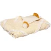 Atmosphera Créateur D'Intérieur Jeté de lit "Carmen" - jaune ocre - coton tufté 130x180 cm - Atmosphera* Boutis, Couvre-Lit, Édredon