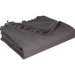Jeté de lit en coton - gris 230x250 cm - Atmosphera>Atmosphera Créateur D'Intérieur Best
