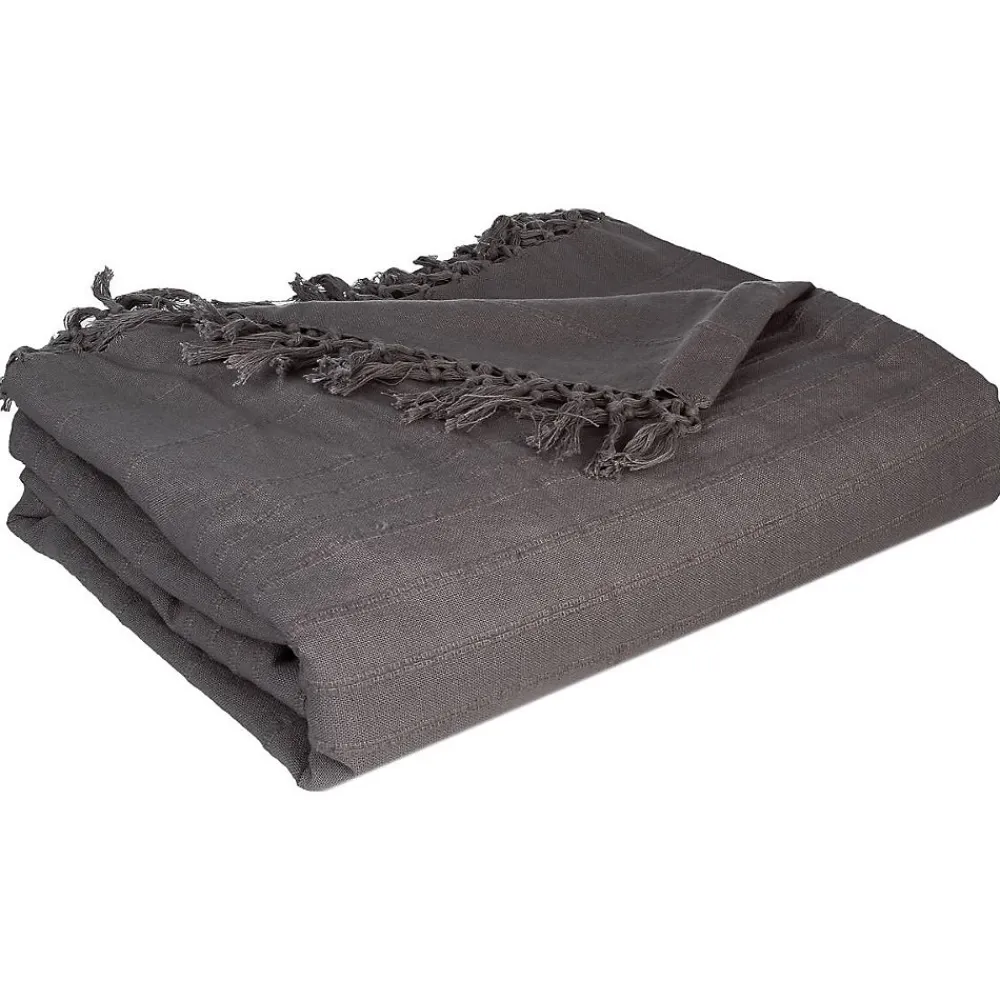 Jeté de lit en coton - gris 230x250 cm - Atmosphera>Atmosphera Créateur D'Intérieur Best
