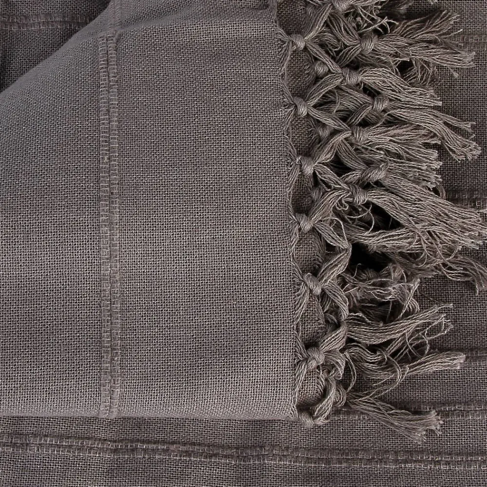 Jeté de lit en coton - gris 230x250 cm - Atmosphera>Atmosphera Créateur D'Intérieur Best