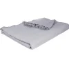 Jeté de lit en coton - gris clair 230x250 cm - Atmosphera>Atmosphera Créateur D'Intérieur Outlet