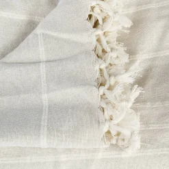 Atmosphera Créateur D'Intérieur Jeté de lit en coton - ivoire 230x250 cm - Atmosphera* Boutis, Couvre-Lit, Édredon