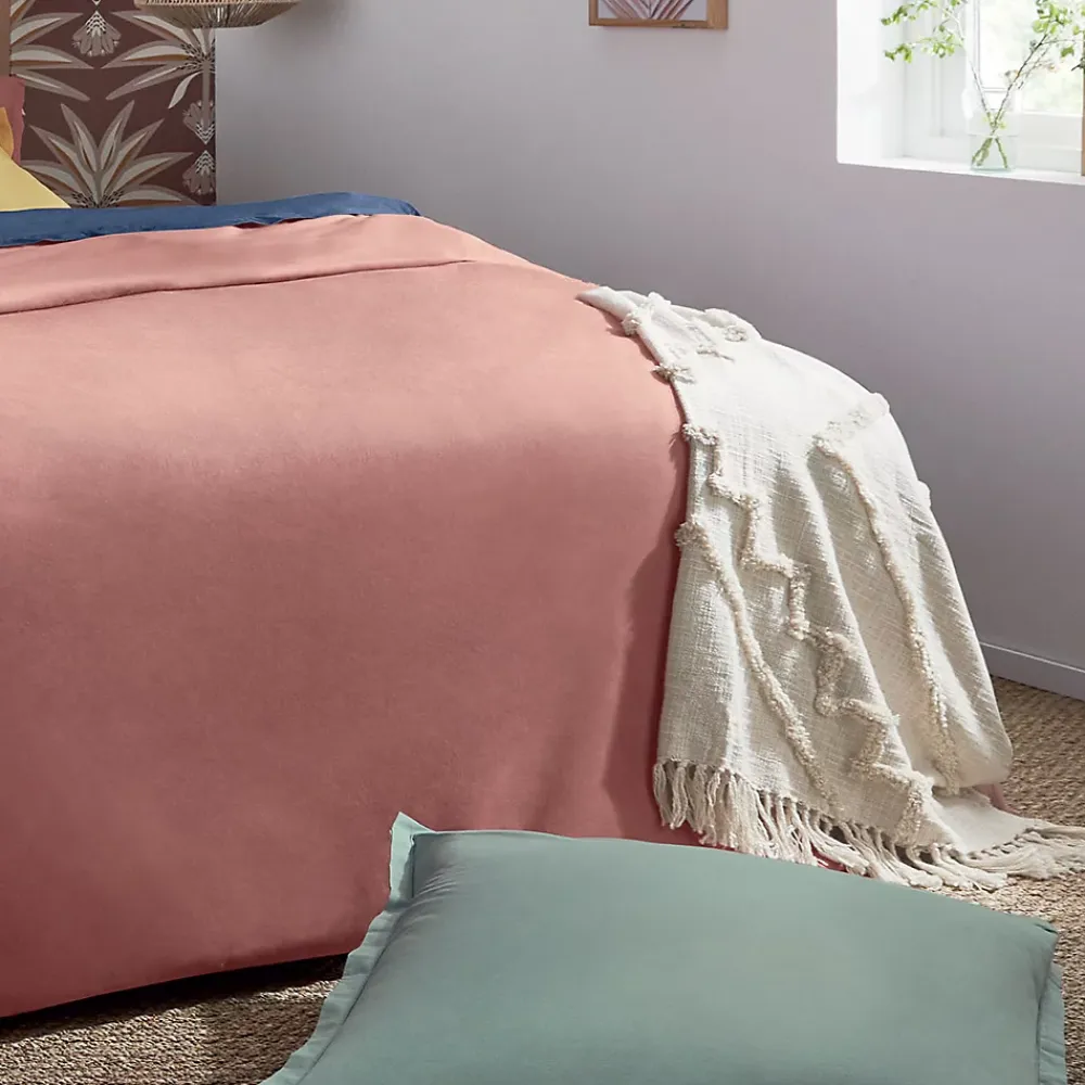 Atmosphera Créateur D'Intérieur Jeté de lit Inca en coton tufté - ivoire 130x180 cm - Atmosphera* Boutis, Couvre-Lit, Édredon