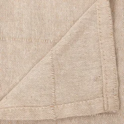 Atmosphera Créateur D'Intérieur Jeté de lit Pollie coton 150x200cm- Beige- Atmosphera* Boutis, Couvre-Lit, Édredon