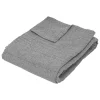 Atmosphera Créateur D'Intérieur Jeté de lit Pollie coton 150x200cm- Gris- Atmosphera* Boutis, Couvre-Lit, Édredon