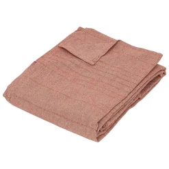 Jeté de lit Pollie coton 150x200cm- Rouge- Atmosphera>Atmosphera Créateur D'Intérieur
