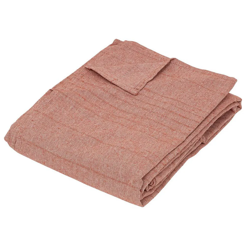 Jeté de lit Pollie coton 150x200cm- Rouge- Atmosphera>Atmosphera Créateur D'Intérieur