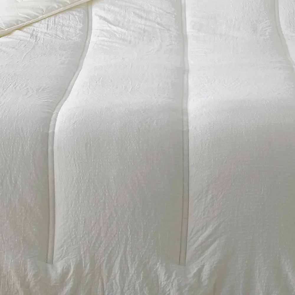 Linder Jeté de lit uni (230x250 cm - Crème)* Boutis, Couvre-Lit, Édredon
