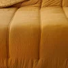 Linder Jeté de lit uni (240x260 cm - Jaune Curry)* Boutis, Couvre-Lit, Édredon