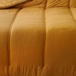Linder Jeté de lit uni (240x260 cm - Jaune Curry)* Boutis, Couvre-Lit, Édredon