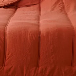 Linder Jeté de lit uni (180x240 cm - Terracotta)* Boutis, Couvre-Lit, Édredon