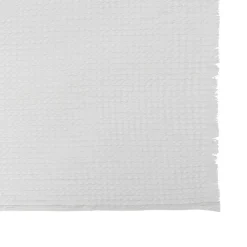 Jeté de lit Widdy coton 130x180cm blanc - Atmosphera><noscript><img width=