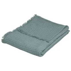Atmosphera Créateur D'Intérieur Jeté de lit Widdy coton 130x180cm vert céladon - Atmosphera* Boutis, Couvre-Lit, Édredon