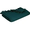 Jeté de lit 160x220 canard coton>Atmosphera Créateur D'Intérieur Discount