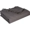 Jeté de lit 230x250 gris coton>Atmosphera Créateur D'Intérieur Sale