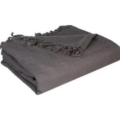 Jeté de lit 230x250 gris coton>Atmosphera Créateur D'Intérieur Sale