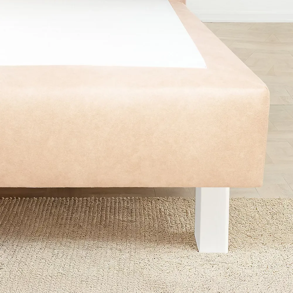 Bellecour Jeu de 4 pieds de lit carrés en bois Blancs Hauteur 15 cm* Pied De Lit