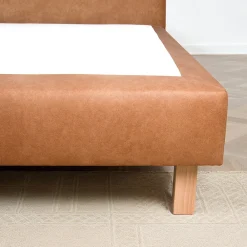 Jeu de 4 pieds de lit carrés en bois Hauteur 20 cm><noscript><img width=