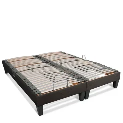 Bellecour Jeu de 2 sommiers électriques Amiral 2x70x190 cm Lattes* Sommier