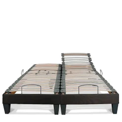 Bellecour Jeu de 2 sommiers électriques Amiral 2x90x200 cm Lattes* Sommier