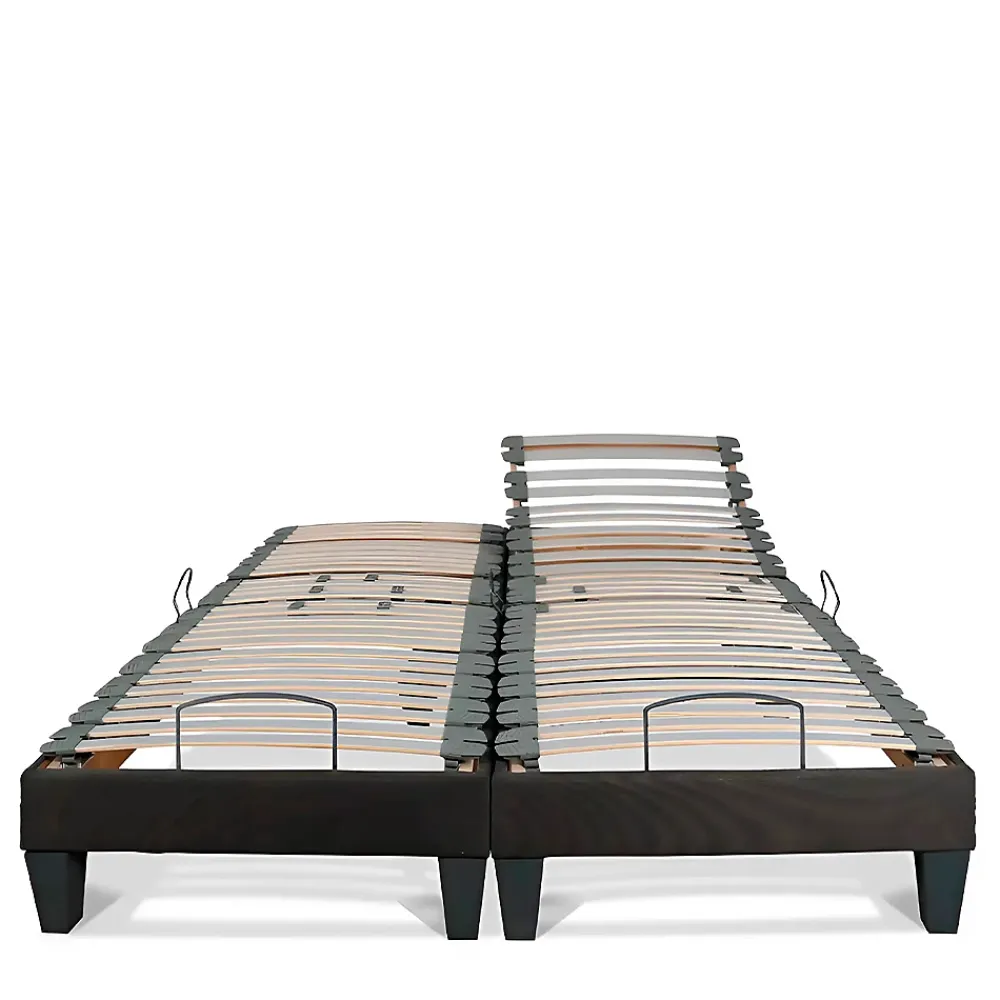 Bellecour Jeu de 2 sommiers électriques Amiral 2x90x200 cm Lattes* Sommier