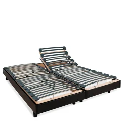 Bellecour Jeu de 2 sommiers électriques Flex 2x80x200 cm Lattes* Sommier