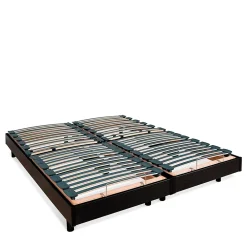 Bellecour Jeu de 2 sommiers électriques Flex 2x80x200 cm Lattes* Sommier