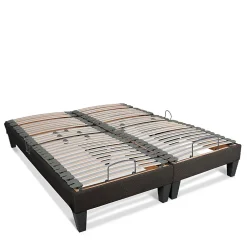 Jeu de 2 sommiers électriques Amiral 2x70x200 cm Lattes>Bellecour New