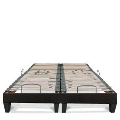 Jeu de 2 sommiers électriques Amiral 2x70x200 cm Lattes><noscript><img width=