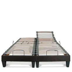 Jeu de 2 sommiers électriques Amiral 2x70x200 cm Lattes><noscript><img width=