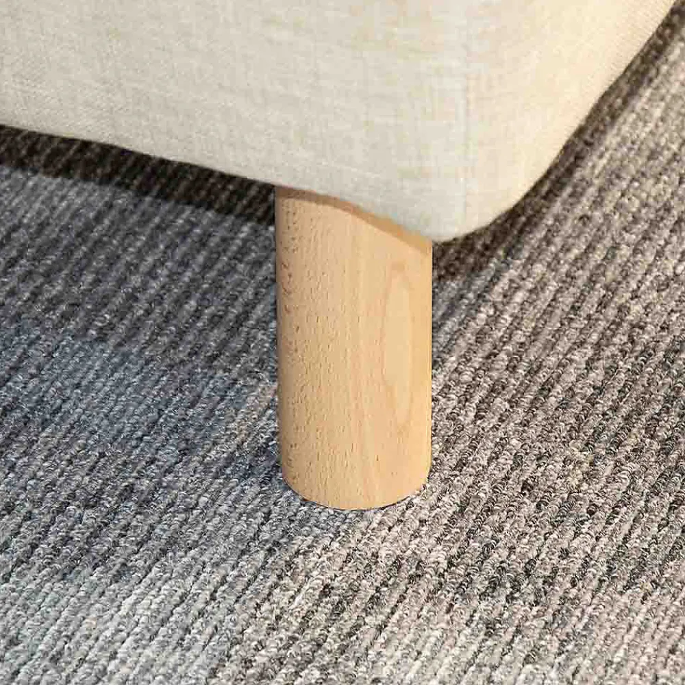 Bellecour Jeu de pieds de lit cylindriques en bois Hauteur 30 cm (lot de 4)* Pied De Lit