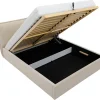 Best Mobilier John - lit coffre - 140x200 cm - en velours - sommier inclus -* Lit Coffre