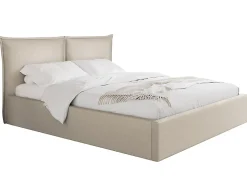 Best Mobilier John - lit coffre - 140x200 cm - en velours - sommier inclus -* Lit Coffre