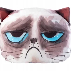 Kadax Coussin à motif imprimé mascotte chat 30x45 cm* Oreiller Moelleux