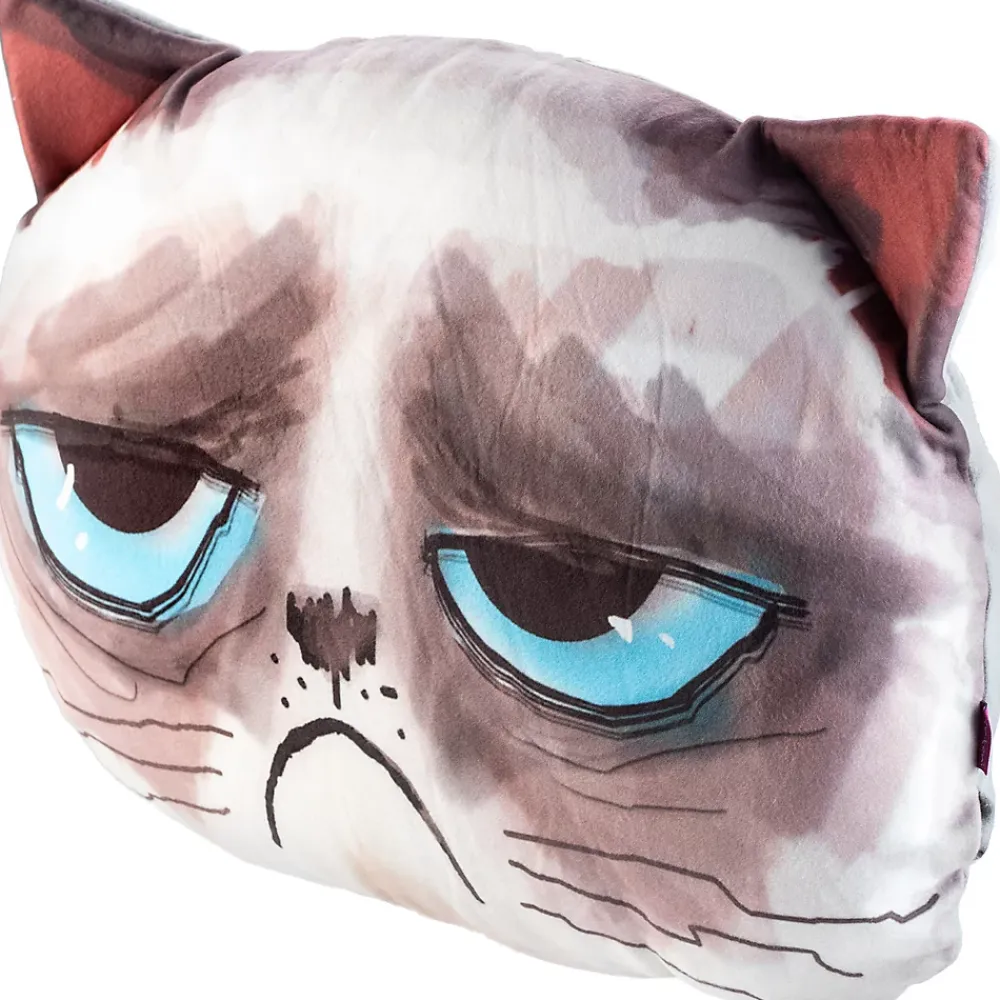 Kadax Coussin à motif imprimé mascotte chat 30x45 cm* Oreiller Moelleux