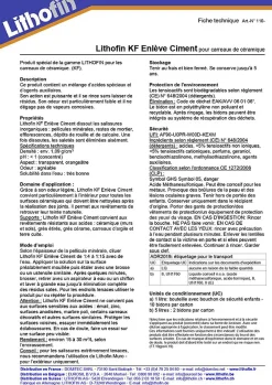 Lithofin KF Enlève-Ciment - Enlève-ciment céramique - - 5 L* Nettoyant Et Entretien Pour Sol
