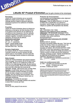 KF Produit d'entretien - Entretien régulier des sols à sollicitation normale - - 5 L>Lithofin Best