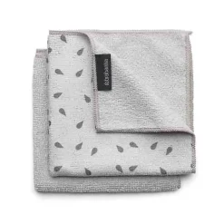 Kit 2 chiffons microfibre gris>Brabantia Online