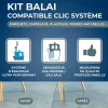 Starwax Kit balai mains sèches compatible clic système* Seau, Bassine, Récipient De Ménage
