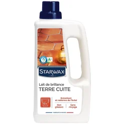 Starwax Lait de brillance 2 en 1 tomettes et terres cuites 1L* Nettoyant Et Entretien Pour Sol