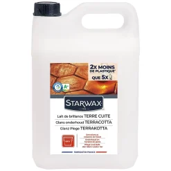 Starwax Lait de brillance tomettes et terres cuites 5L* Nettoyant Et Entretien Pour Sol