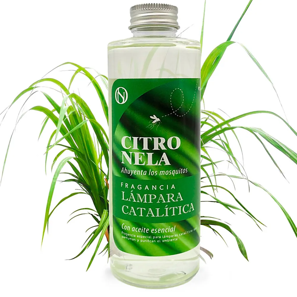 Lampe catalytique Aqua Marina + Parfum Citronnelle 500 ml - Élimine les mauvaises odeurs, parfume et améliore la qualité de l'air>Mamamanuela Hot