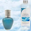 Mamamanuela Lampe catalytique Aqua Marina + Parfum Cotton Clean 500 ml - Élimine les mauvaises odeurs, parfume et améliore la qualité de l'air* Désodorisant Et Parfum D'Ambiance