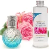 Lampe catalytique Blue Diamonds + Parfum Bed of Roses 200 ml - Élimine mauvaises odeurs, parfume et améliore la qualité de l'air>Mamamanuela Discount
