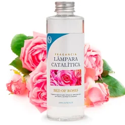 Lampe catalytique Blue Diamonds + Parfum Bed of Roses 200 ml - Élimine mauvaises odeurs, parfume et améliore la qualité de l'air><noscript><img width=